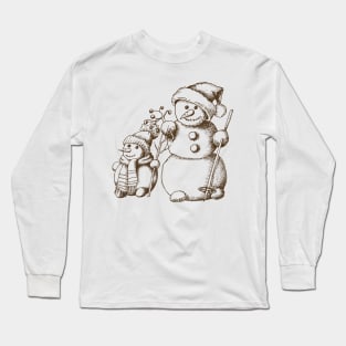 Snowman Long Sleeve T-Shirt